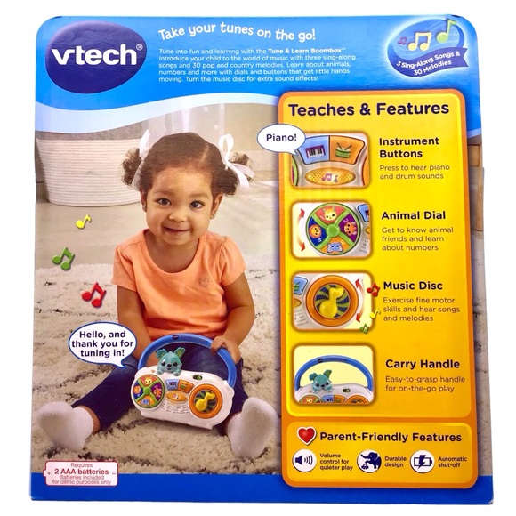 Vtech Tune & Learn Boombox (NWT) - Picture 5 of 8